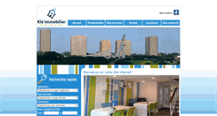 Desktop Screenshot of kleimmobilier.com